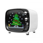 Portable Bluetooth speaker Smart Clock Alarm Pixel Art DIY by App LED Light Sign in decoration Unique gift